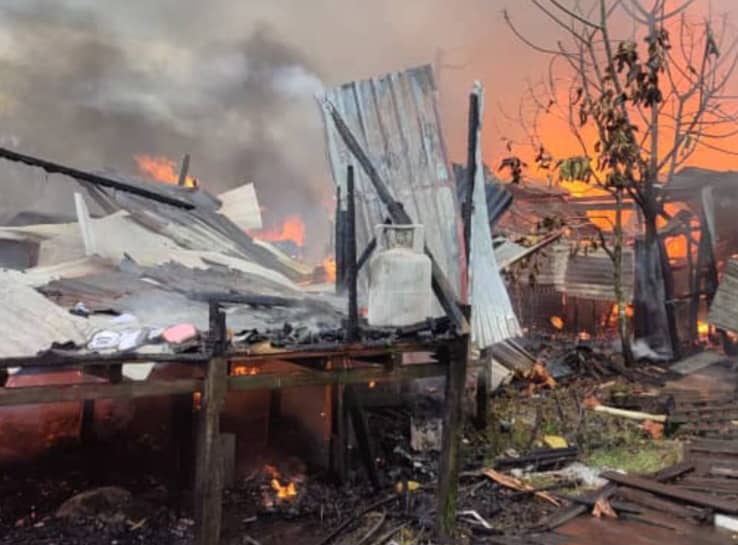 77-year-old woman killed in fire at Bintulu squatter colony