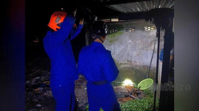 Well in Bandar Baharu wasn’t haunted by ghosts but a stranded cow