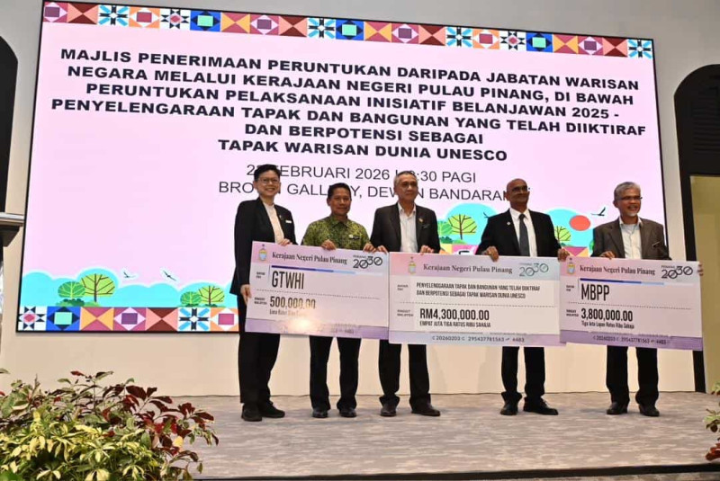 RM3.8 allocated for maintenance, conservation of heritage landmarks in George Town