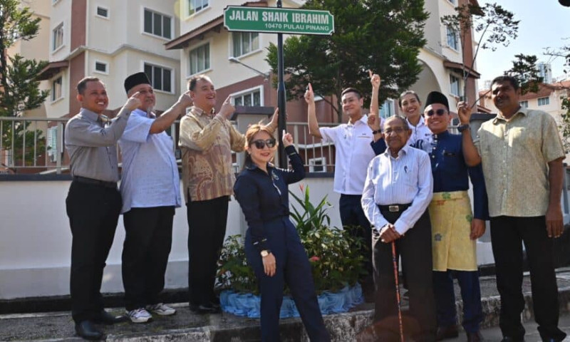 Penang: Jalan Tanjung Tokong Lama renamed Jalan Shaik Ibrahim in recognition of ex-Pemenang president