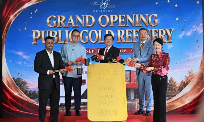 RM30m gold refinery facility opens in Penang 