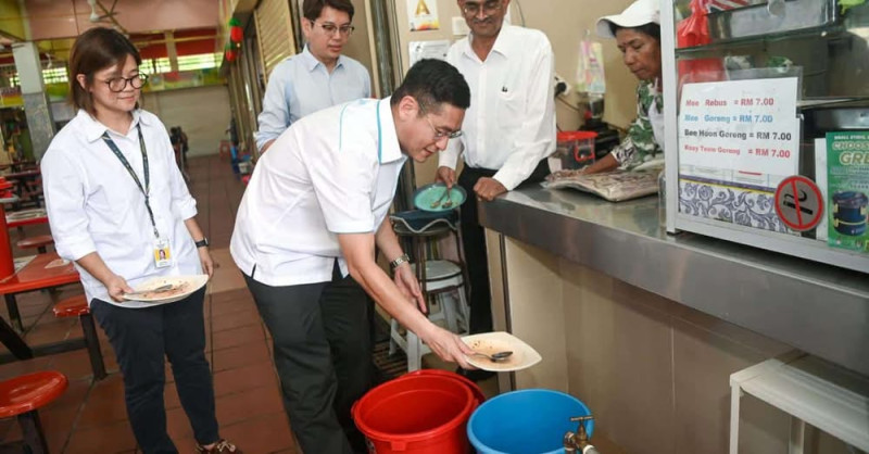 Penang introduces self-service cutlery return initiative at food court