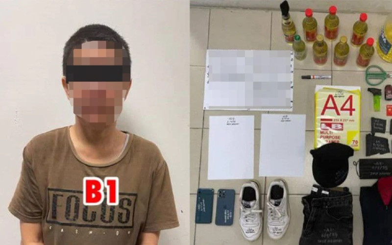 Woman arrested over suspected arson at Kluang residence