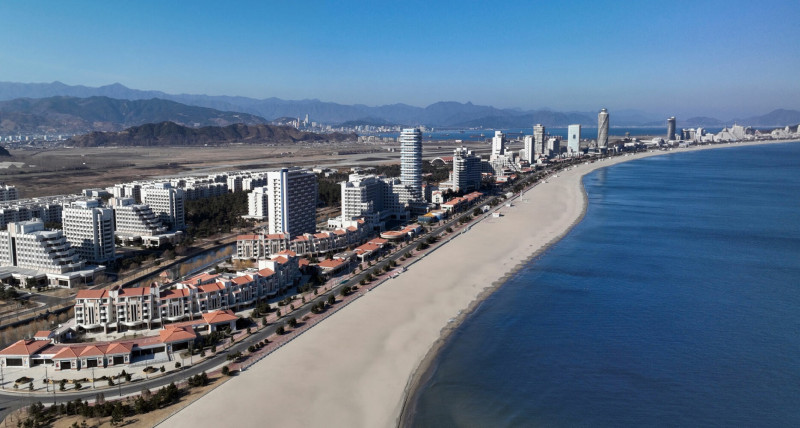 North Korea unveils Kalma beach resort in bid to boost tourism