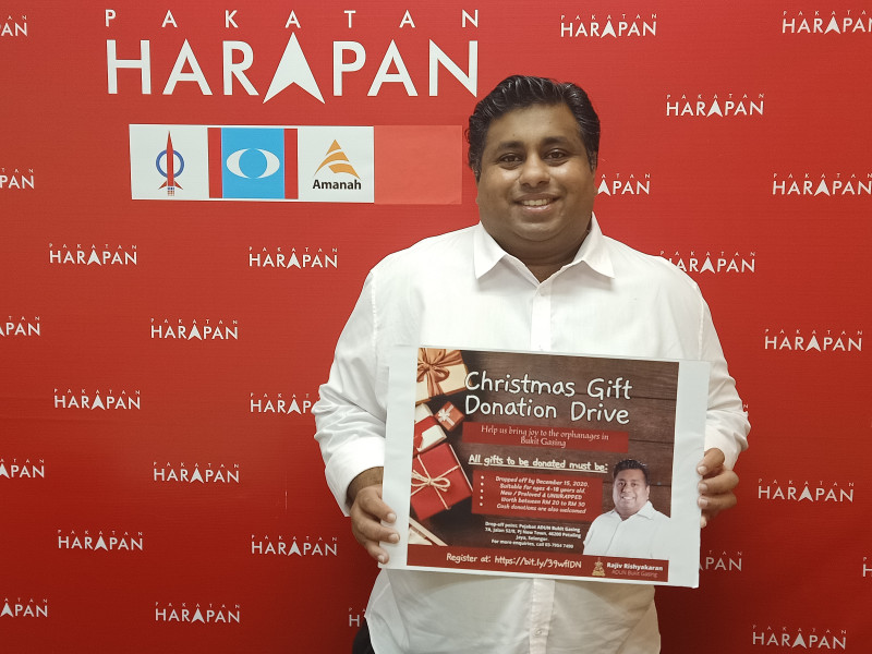 Bukit Gasing assemblyman launches Christmas Gift Donation Drive initiative