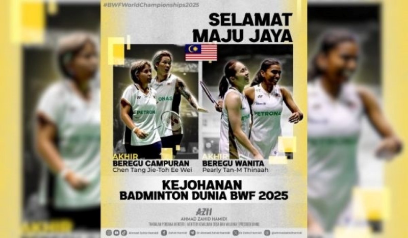 Malaysia rallies behind badminton finalists on National Day