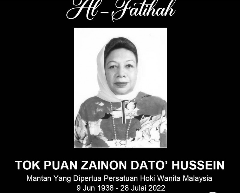 [UPDATED] Ex-president of women’s hockey association, Najib Razak’s aunt Zainon Hussein dies