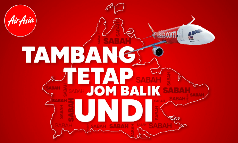 Sabah polls: AirAsia offers RM299 fixed fares for voters