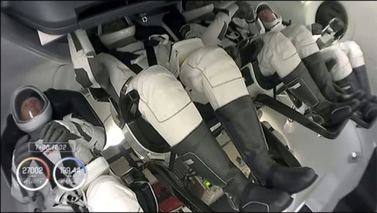 Astronauts board ISS from SpaceX's 'Resilience'