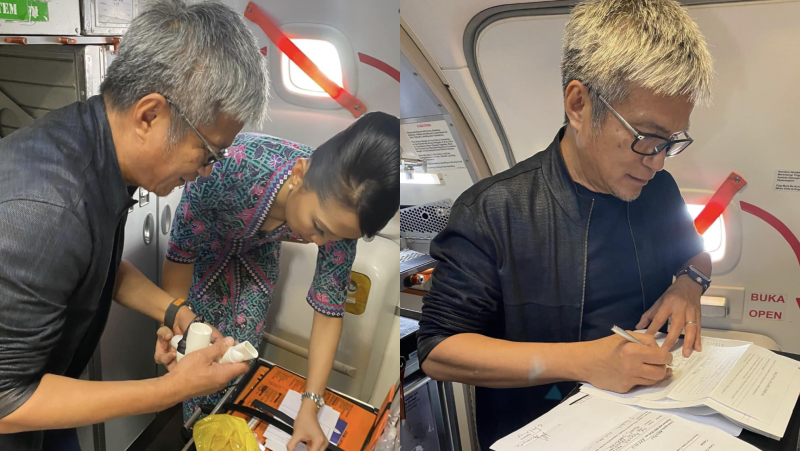 What’s up, doc? S’wak deputy minister comes to airline passenger’s rescue