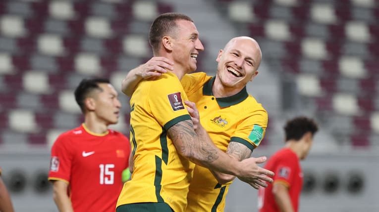 Aussies thrash China as Oman upset Japan in World Cup qualifying