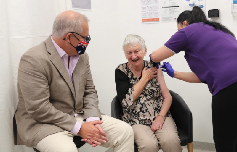 Australia to give fourth Covid-19 jab to over-65s