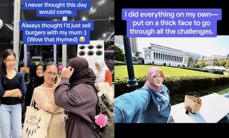 From Selayang to New York: burger seller’s daughter shares moving tale