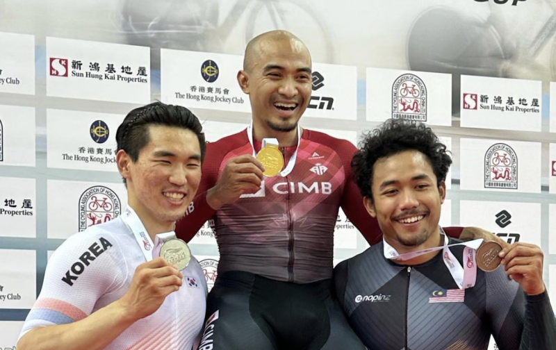 Azizulhasni sprints to fourth gold medal in Hong Kong