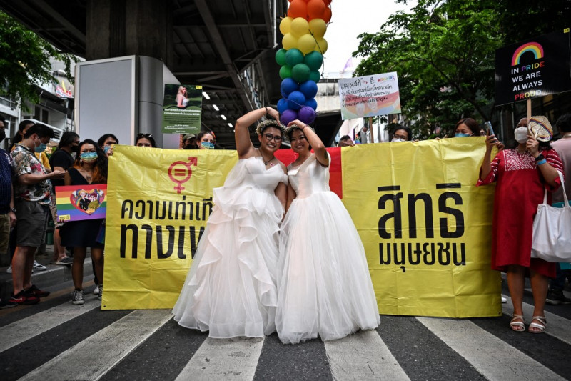 Bangkok celebrates first Pride parade in 16 years