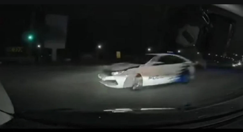 Cops identify patrol car that allegedly beat red light, assure appropriate action