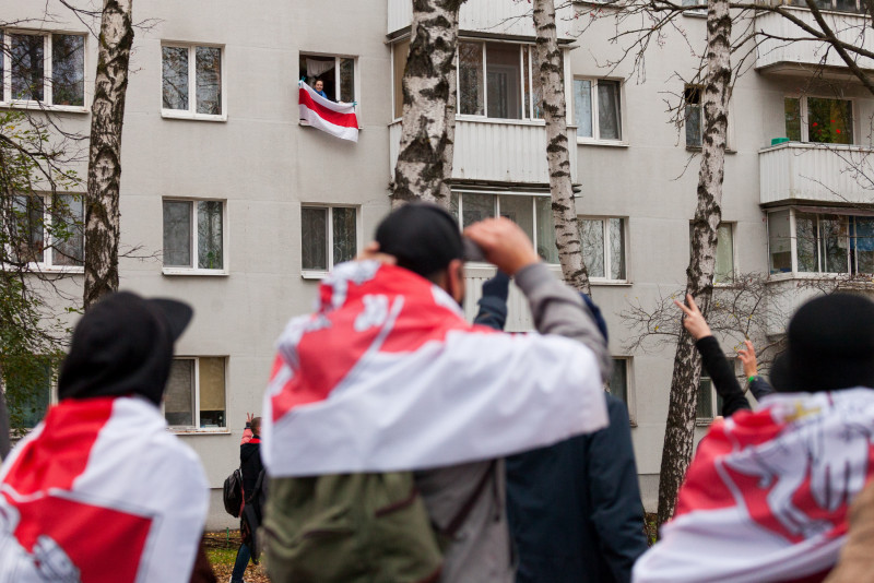Belarus protesters rally again as opposition reaches out to Biden