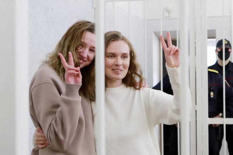 Belarus jails journalists for two years over protest coverage