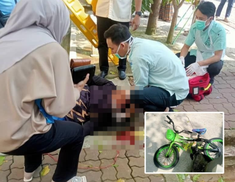Bicycle thrown from 12th floor of PPR flats, housewife receives five stitches to head