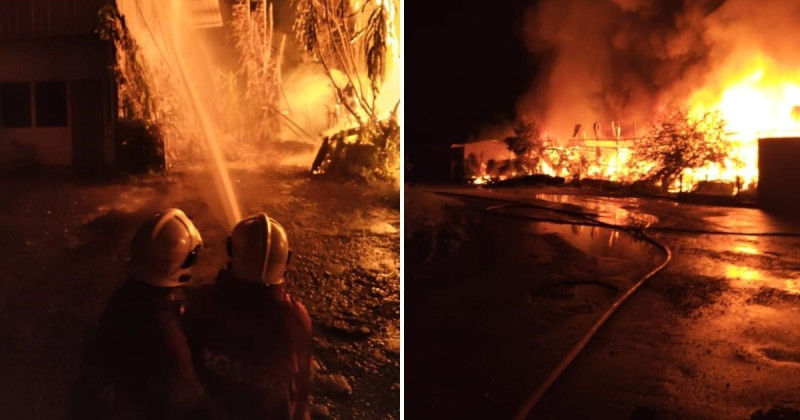 Tragic fire claims lives of elderly woman and teenage boy in Bintulu worker housing