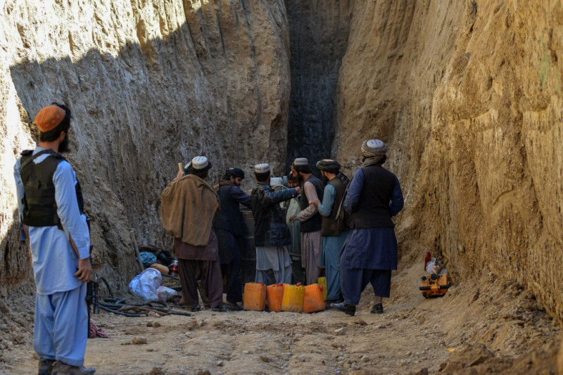 Rescuers battle to save boy trapped down Afghan well
