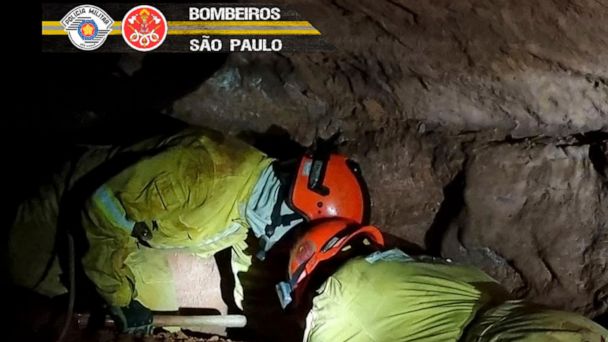 9 firefighters die in Brazil cave collapse