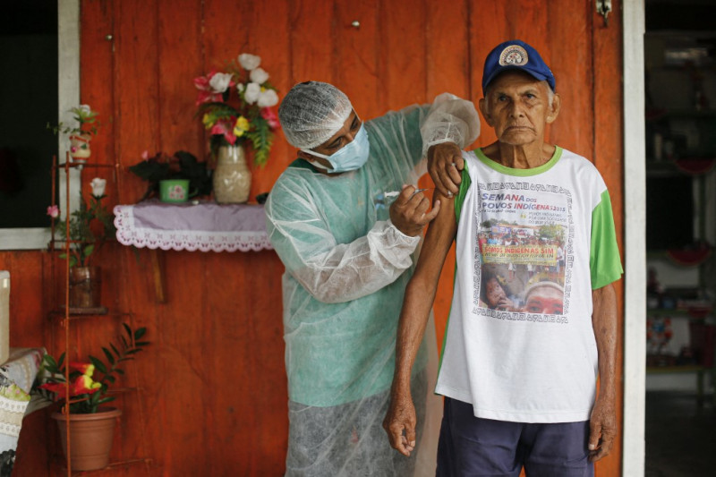 Brazil clears use of full vaccine stock as first doses