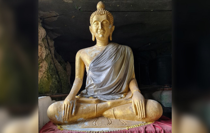 Sakyamuni reveals one-of-a-kind golden Buddha statue as it faces eviction
