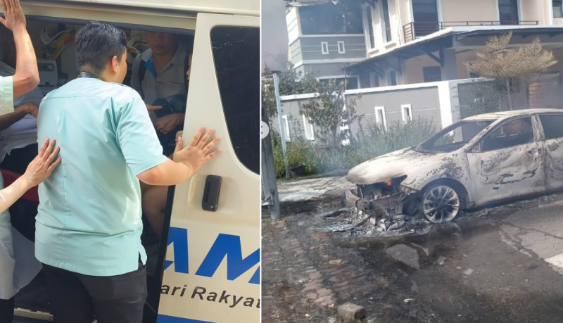 Five hospitalised, 25 injured. Tremor felt like earthquake, say victims