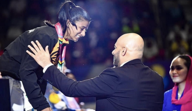 SEA Karate C’ships silver spurs on Shahmalarani to strive for gold in Cambodia