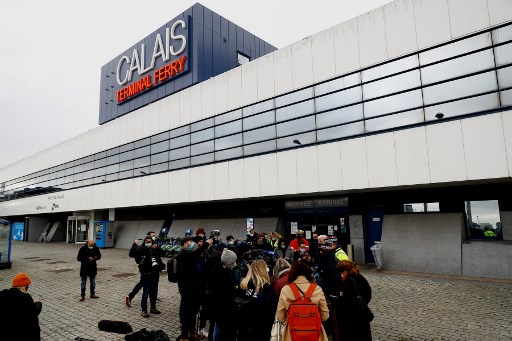 First ferry docks in France after Britain exits single market