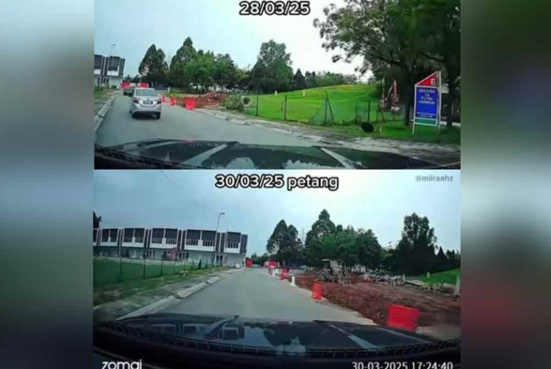 Dashcam footage reveals excavation work before gas pipeline blaze
