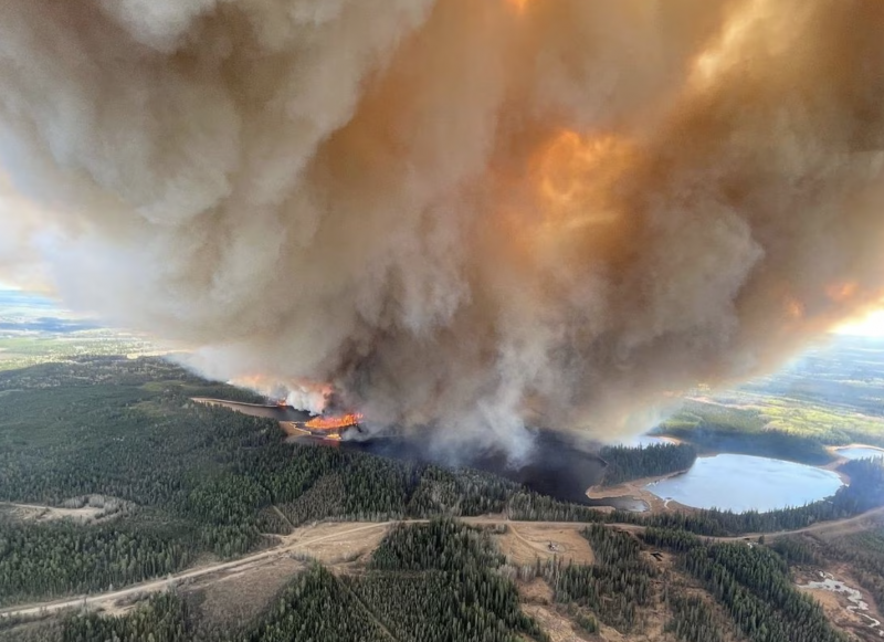 Canada Fire Alberta WildfireHandout Via REUTERS 