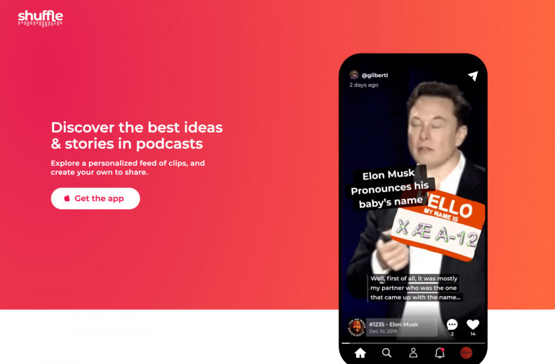 Shuffle - the TikTok of podcasts?