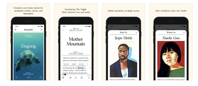 A new app puts spotlight on works of non-fiction
