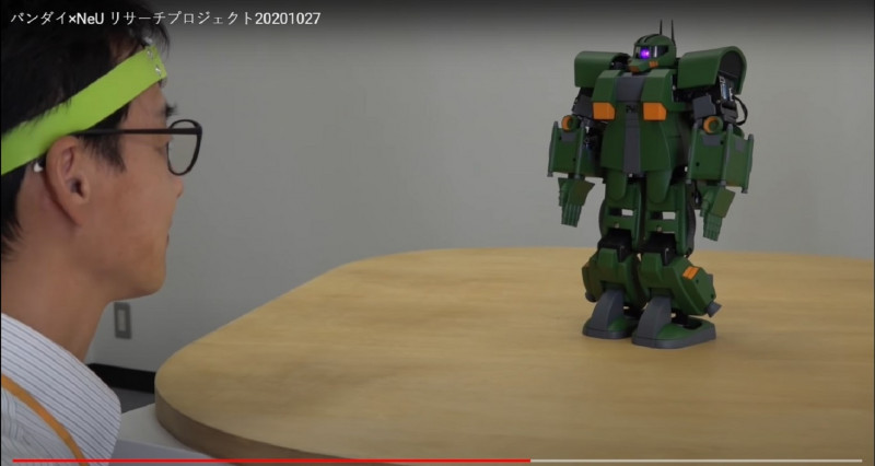 Check out Bandai's mind-controlled robot prototype