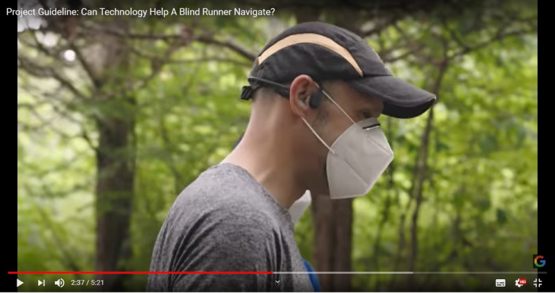 Technology that could help the seeing-impaired go for a run on their own