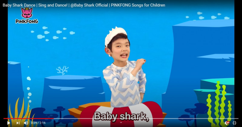 Baby Shark becomes most-watched YouTube video