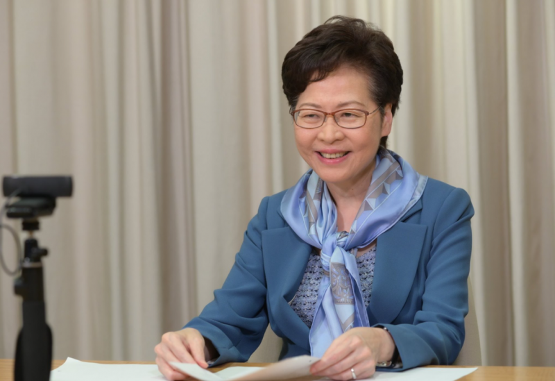 Hong Kong leader vows to save city from chaos
