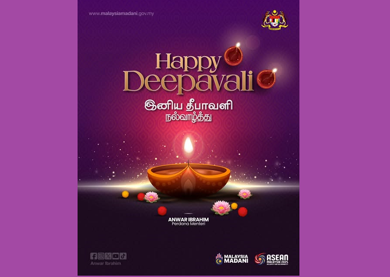 PM Anwar extends Deepavali greetings, calls for unity and progress