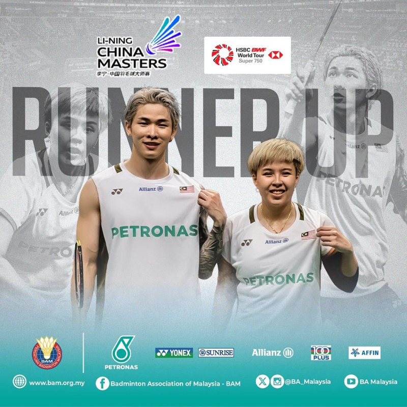 Chen Tang Jie-Toh Ee Wei fall to Thai duo in China Masters final