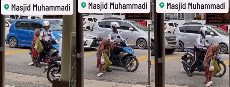 Cop wins praises and admiration for his kind act 