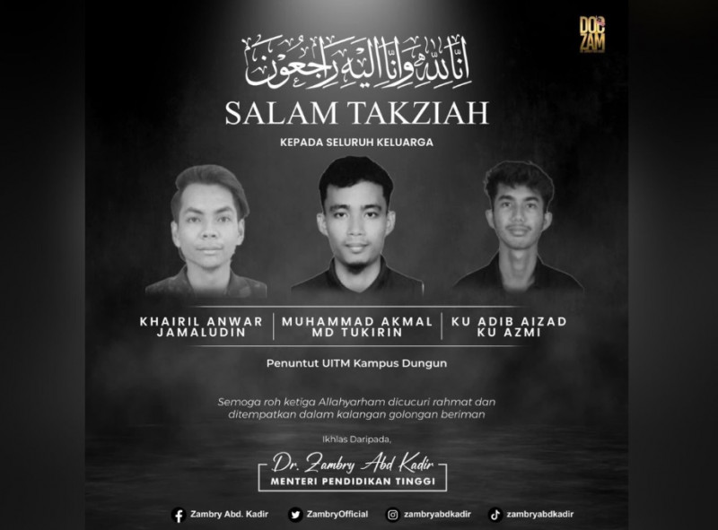 Three UiTM students killed after SUV crashes into motorcycles