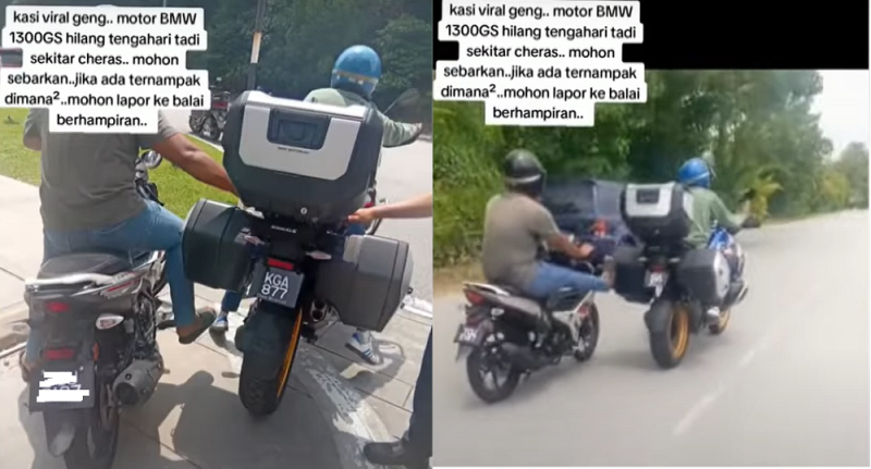 High-powered BMW motorcycle ‘pushed away’ by thieves