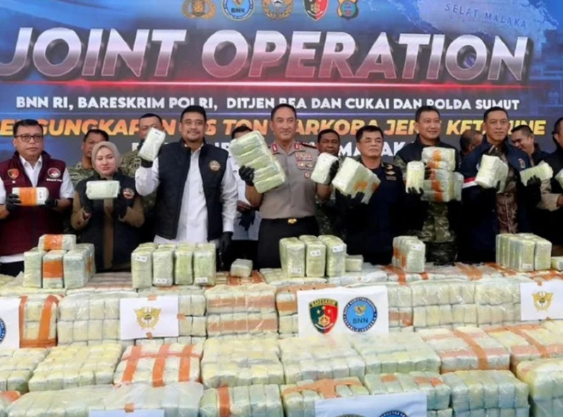 Indonesia seizes 1.16 tonnes of ketamine from tanker in Strait of Malacca