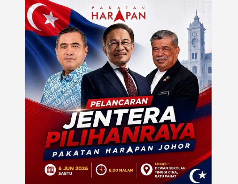 PH to launch Johor election machinery tomorrow