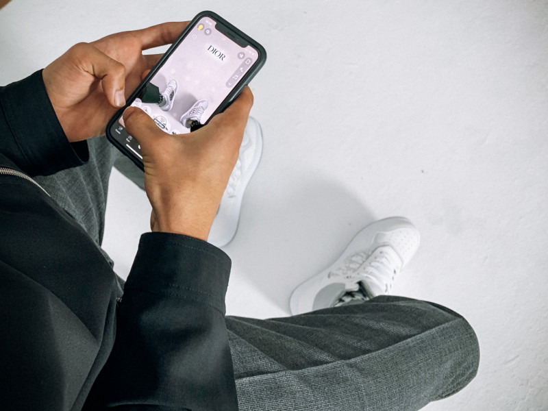 Dior wants you to try on its new sneakers in your living room