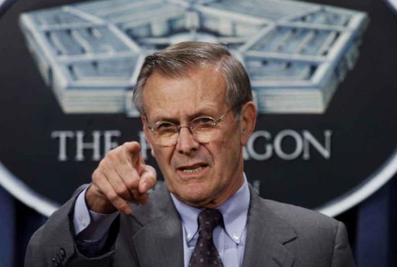 Rumsfeld, cocksure architect of Iraq War, dead at 88