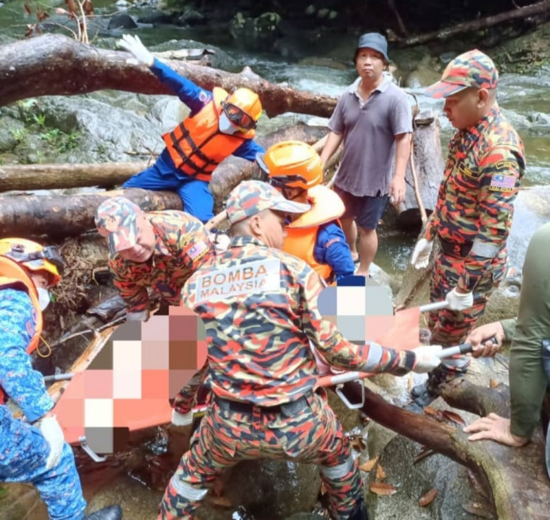 2 youths drown, 2 others rescued in Sarawak waterfall tragedy