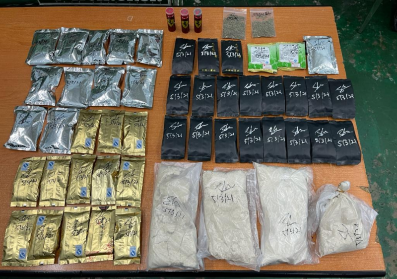 3kg of drugs seized from Miri entertainment centre